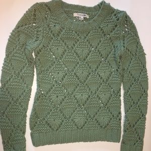 Green Forever 21 Knit Sweater